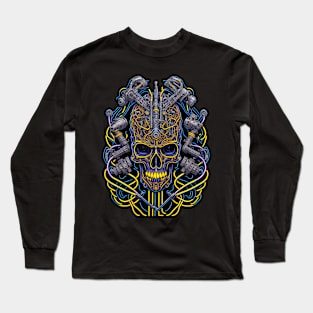 Cyborg Heads Long Sleeve T-Shirt